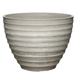 Kv�tin�� plastov� Darwin 38 cm, taupe