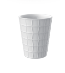 Kv�tin�� plastov� Orchid square 13,1 cm, b�l�