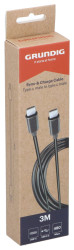 Kabel USB C / USB C 2.0 3m �ern�