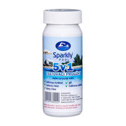 Testovac� prou�ky baz�nov� vody 5v1