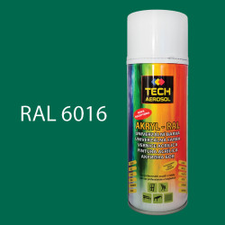 Barva ve spreji akrylov TECH RAL 6016 400 ml