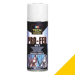 Barva ve spreji TECH PRO-FER 4v1 RAL 1023 lut