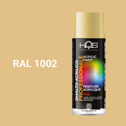 Barva ve spreji akrylov HQS RAL 1002 leskl 400ml