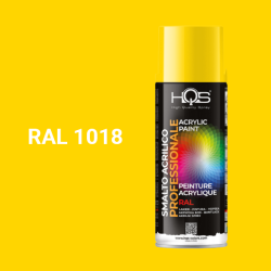 Barva ve spreji akrylov HQS RAL 1018 leskl 400ml