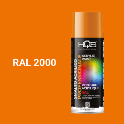 Barva ve spreji akrylov HQS RAL 2000 leskl 400ml