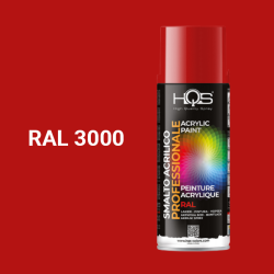Barva ve spreji akrylov HQS RAL 3000 leskl 400ml