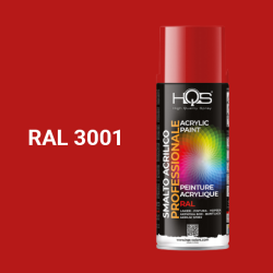 Barva ve spreji akrylov HQS RAL 3001 leskl 400ml
