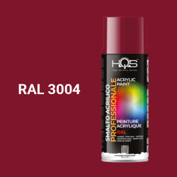 Barva ve spreji akrylov HQS RAL 3004 leskl 400ml