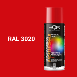 Barva ve spreji akrylov HQS RAL 3020 leskl 400ml