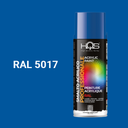 Barva ve spreji akrylov HQS RAL 5017 leskl 400ml