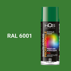 Barva ve spreji akrylov HQS RAL 6001 leskl 400ml