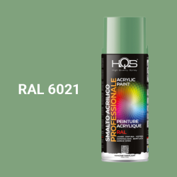 Barva ve spreji akrylov HQS RAL 6021 leskl 400ml