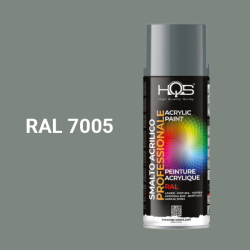Barva ve spreji akrylov HQS RAL 7005 leskl 400ml