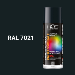 Barva ve spreji akrylov HQS RAL 7021 leskl 400ml