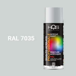 Barva ve spreji akrylov HQS RAL 7035 leskl 400ml
