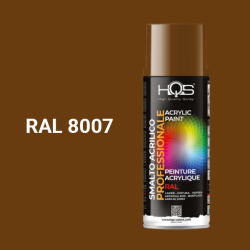 Barva ve spreji akrylov HQS RAL 8007 leskl 400ml