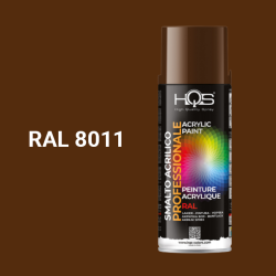 Barva ve spreji akrylov HQS RAL 8011 leskl 400ml