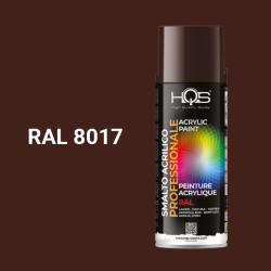 Barva ve spreji akrylov HQS RAL 8017 leskl 400ml