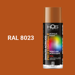 Barva ve spreji akrylov HQS RAL 8023 leskl 400ml