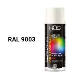 Barva ve spreji akrylov HQS RAL 9003 leskl 400ml