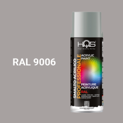 Barva ve spreji akrylov HQS RAL 9006 hlink leskl 400ml