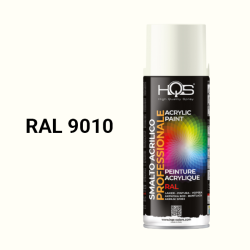 Barva ve spreji akrylov HQS bl leskl RAL 9010 400ml