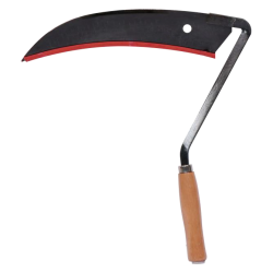 Srp rovn� s d�ev�nou rukojet� 35,5cm