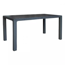 St�l zahradn� RATAN antracit 90x150 cm