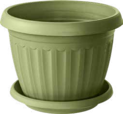 Kv�tin�� kruhov� INFINITTY s miskou 28,5cm 6L zelen�