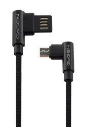 Kabel USB/micro USB, 1 m, oboustrann, opleten, ERN (MICUSB100MM07)