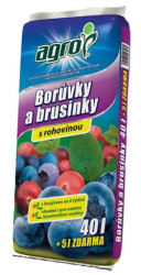 Substrt na borvky a brusinky Agro 40 l + 5 l zdarma