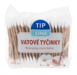 Tyinky vatov BIO TIP LINE 200 ks