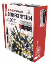 etz spojovac 100 LED Standard, 10 m, vnj, tepl/studen bl (D1AN01)