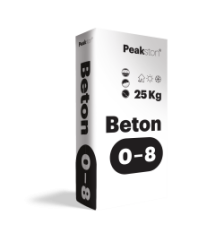 Beton such na potry 0-8mm PEAKSTON 25kg