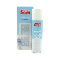 Sprej snhov se 6 ablonami 150 ml