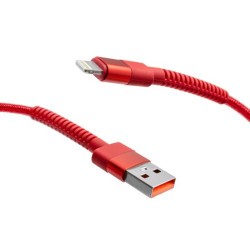 USB Kabel 3A Lightning 2 m, erven