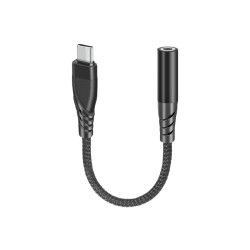 Kabel Sturdo Typ-C, 3,5mm jack, ern