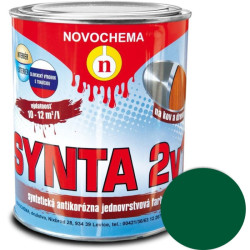 Barva syntetická Synta 2v1 5765 zelená matná 0,75 kg