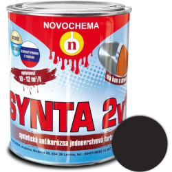 Barva syntetická Synta 2v1 1999 èerná matná 0,75 kg