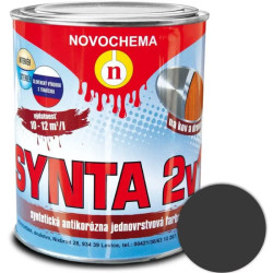 Barva syntetická Synta 2v1 1805 antracit 0,75 kg
