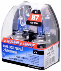 rovka 12V H7 55W PX26d WHITE LASER 2ks