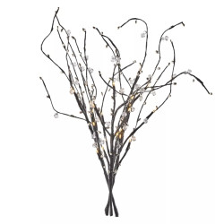 Vtvika s perlami LED, 60 cm, 3 AA, tepl bl, asova Veobecn (DCTW08)