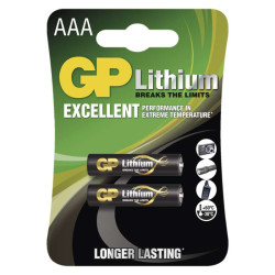 Baterie lithiové GP FR03 AAA / 2 ks (B15112)