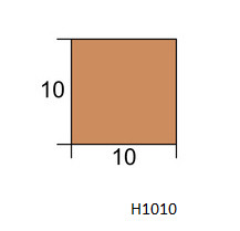 Hranol H1010 10x10x2000 mm