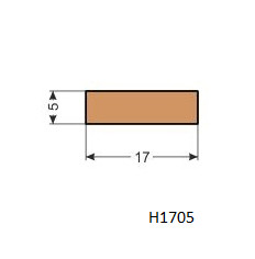 Hranol H1705 17x5x2500 mm