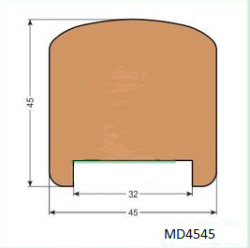 Madlo devn MD4545 45x45x2500 mm