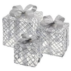 Drky svtc LED, 3 velikosti, vnitn, studen bl, asova (DCFC10)