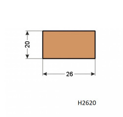 Hranol H2620 26x20x2000 mm