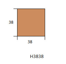 Hranol H3838 38x38x2000 mm