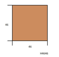 Hranol H4646 46x46x2000 mm